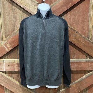 Calvin Klein 4 Zip Mock Neck Pullover 